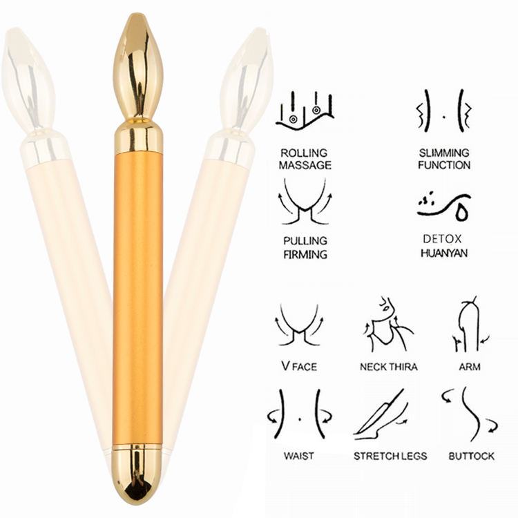 Natural Bullet Shape Electric Eye Lift Stick Massager Vibration Beauty Bar Mini Beauty Tools   