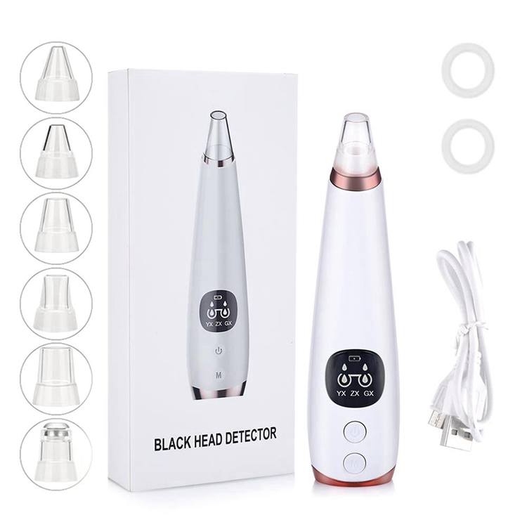 OEM ODM White Blackhead Removal Suction Machine Pore Remover Beauty Device   