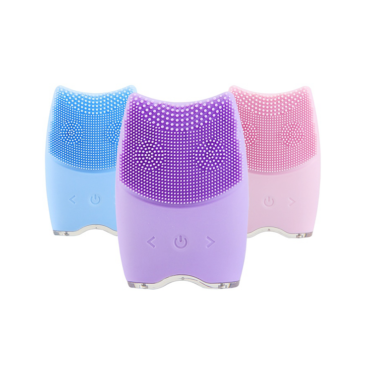 Factory Silicone Face Brush Waterproof Portable Micro Vibration Facial Cleansing Brush