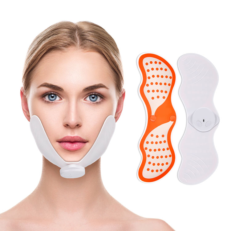 Venda por atacado de pulso elétrico de emagrecimento em forma de V Face Beauty Care Device Rf Vibration Ems Massager facial