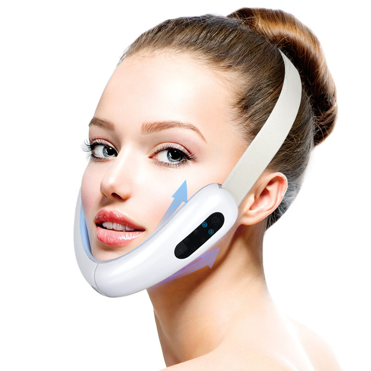Dispositivos de massageador de beleza para levantamento facial em forma de V EMS Instrumento de levantamento de dispositivo facial de microcorrente
