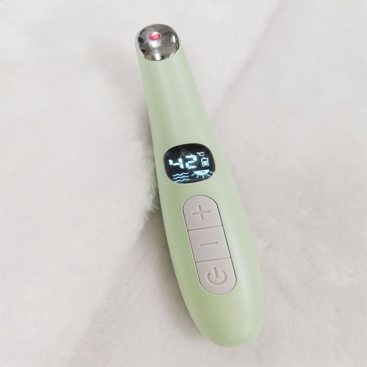  붓기 다크 서클을 위한 전기 지도된 가정 아름다움 장비 진동 눈 입술 마사지 기계 펜  