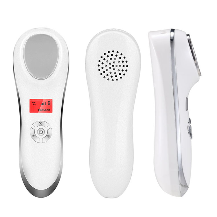 Dispositivo de beleza portátil para terapia com martelo quente e frio Ferramenta de massagem anti-envelhecimento Instrumento de beleza múltipla  