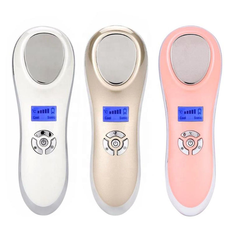 Handheld Hot Cold Hammer Therapy Beauty Device Anti-aging Massage Tool Multiple Beauty Instrument   