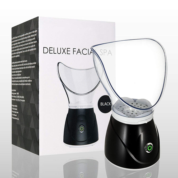 Mini óleo essencial de limpeza iônica com logotipo personalizado 60ml para salão de vaporizador facial  
