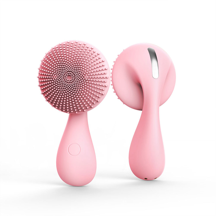 Multi-functional Beauty Equipment Sonic Facial Cleansing Brush Handheld Silicone Cleansing Brush   